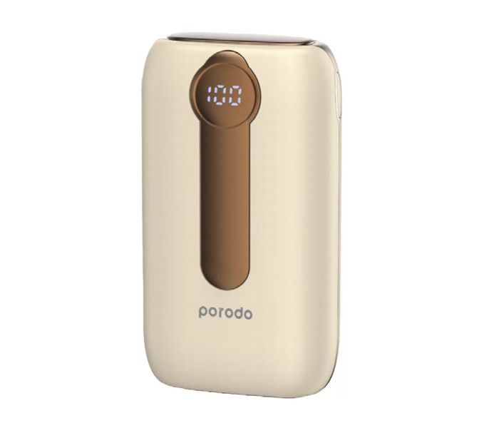 Porodo 10000Mah 4 Power Bank Station Lightning And Type C Integrated Cable Gold - Zoom Image 2