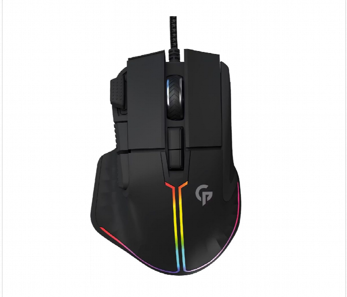 Porodo Gaming 8D Wired Rgb Gaming Mouse Black - Zoom Image 1