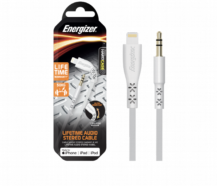 Energizer Cable Lightning Audio 1.5M - Zoom Image