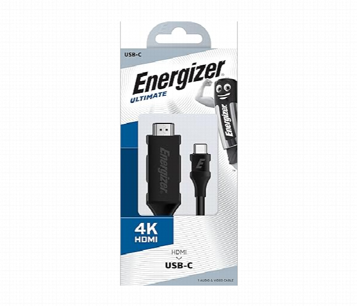 Energizer Hdmi Cable To Usb C Black 2 Meter - Zoom Image