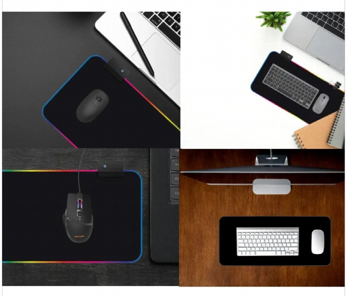 Porodo Gaming Rgb Mousepad Xl Black - Zoom Image 3