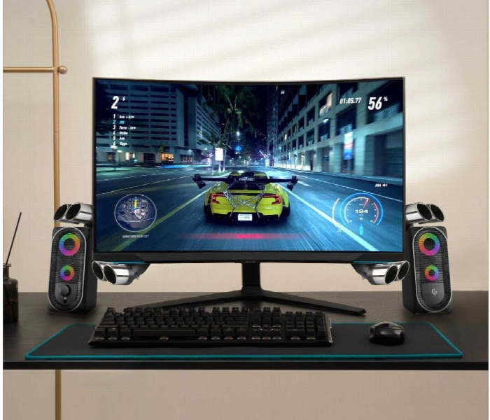 Porodo Gaming Stereo Speakers Black - Zoom Image 5