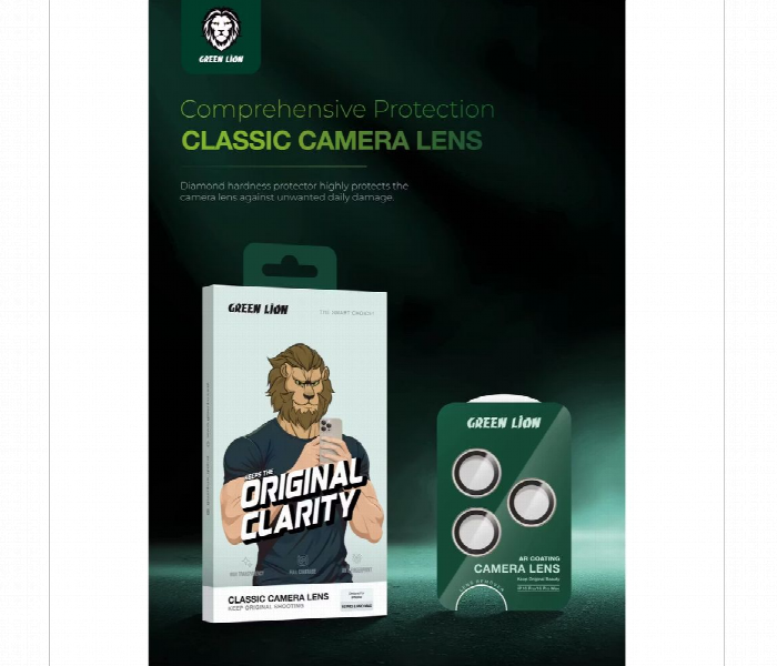 Green Lion Classic Camera Lens For Iphone 16 Pro Or Pro Max Natural Titanium - Zoom Image 3