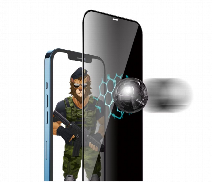 Green Lion 3D Privacy Glass Screen Protector For Iphone 11 Pro - Zoom Image 2