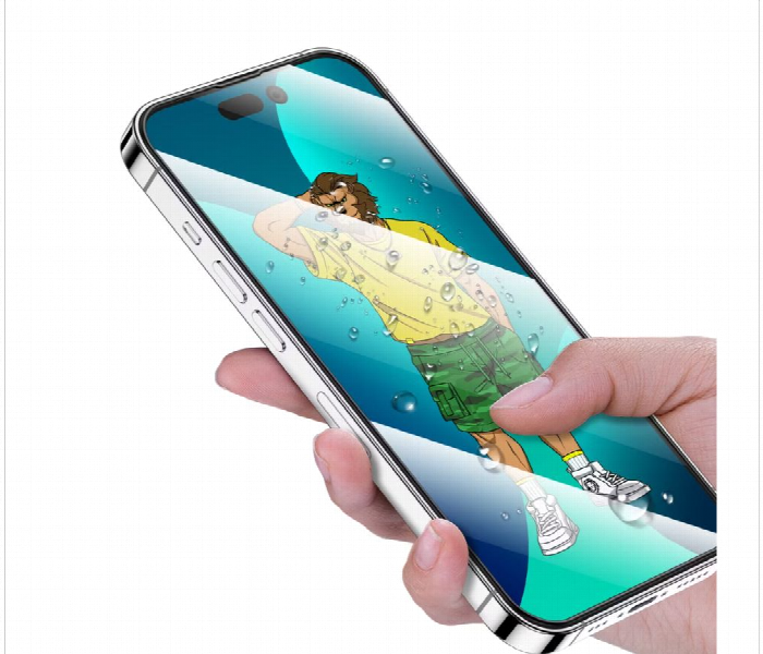 Green Lion 3D Silicone Hd Glass Screen Protector For Iphone 14 Plus - Zoom Image 2