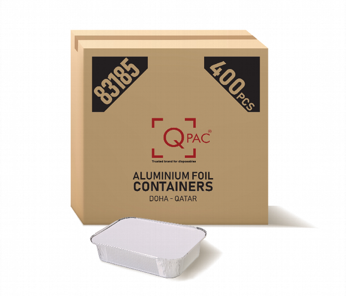 Q Pac Aluminum Container 83185  1X400 Pieces   Acwhosale83185 - Zoom Image