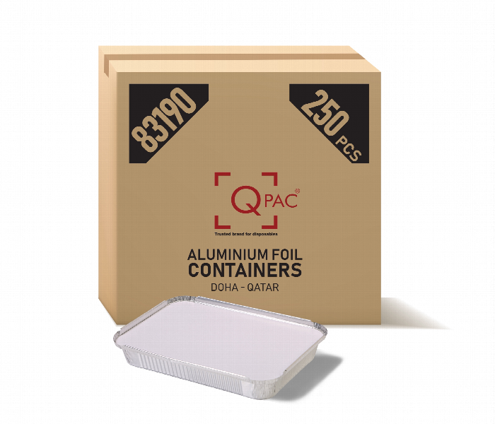Q Pac Aluminum Container 83190  1X250 Pieces   Ac83190Whosale - Zoom Image