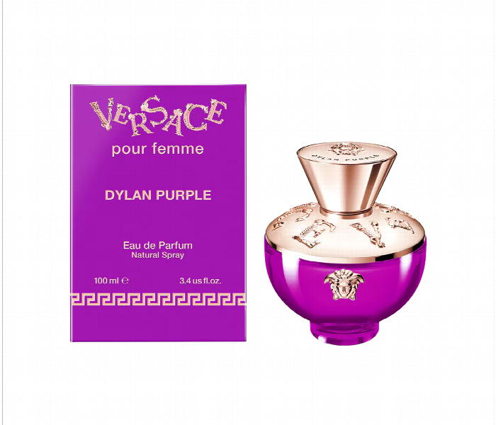 Versace Eros And Dylan Purple Eau De Parfum For Women 100 Milliliters - Zoom Image