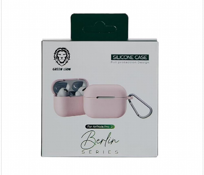 Green Lion Berlin Series Silicone Case For Airpods Pro 2  Pink - Zoom Image 3