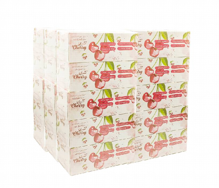Q Pac Facial Tissue 200 Pulls Cherry 1X30 Pieces  Ftchywsle - Zoom Image