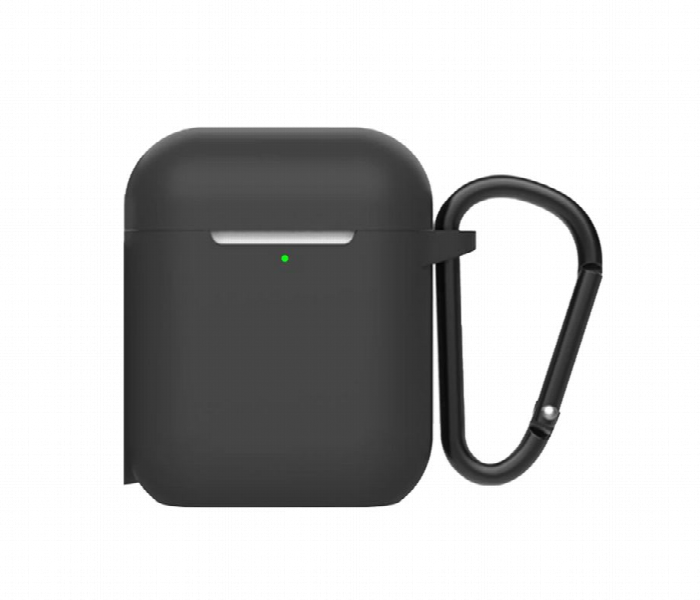 Green Lion Berlin Series Silicone Case For Airpods 1 And 2  Black - Zoom Image 2