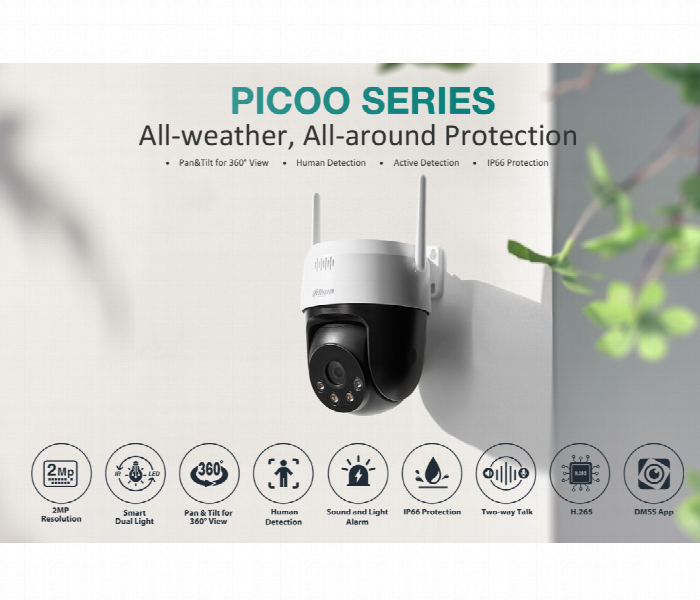Dahua 2Mp Wi Fi Outdoor Pt Camera Dh Sd2A200Hb Gn Aw Pv S2 - Zoom Image