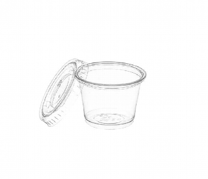Q Pac Plastic Cup Clear 1 Oz  1X2000 Pieces  Pc1Ozwse - Zoom Image