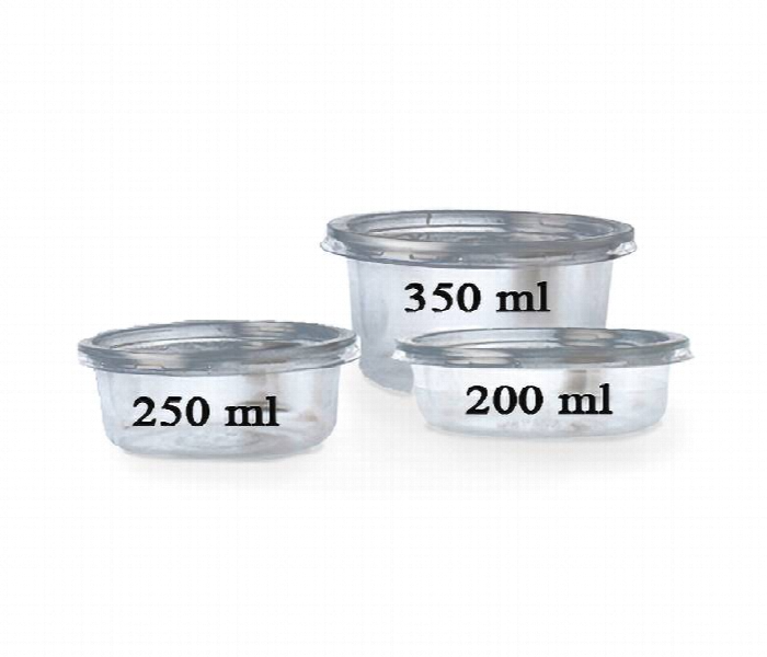 Plastic Q Pac Q Pac Bowl 200Ml  Clear Jt 1X1000 Pieces  Pb200Clearjtwse - Zoom Image