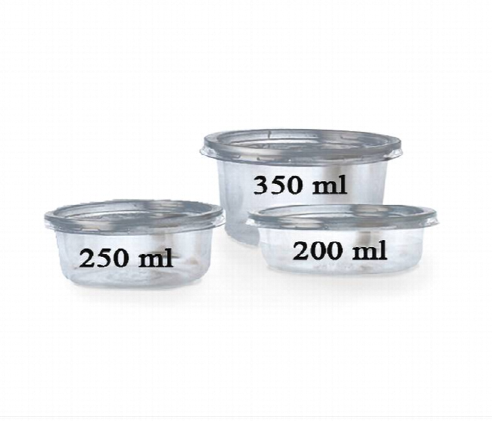 Plastic Bowl 250Ml  Clear Jt 1X1000 Pieces  Pb250Clearjt - Zoom Image