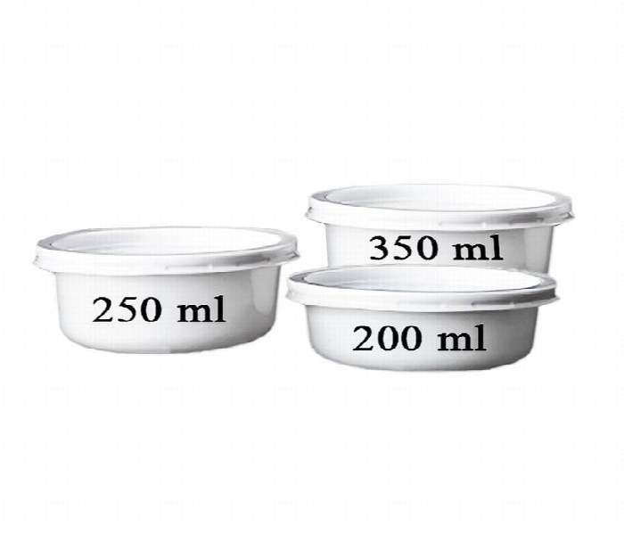 Plastic Bowl 350Ml  White Jt 1X1000 Pieces Pb350Whitejt - Zoom Image