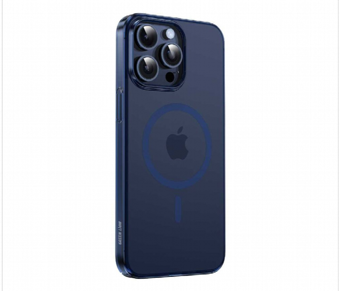 Green Lion Magsafe Delgado Case For Iphone 15 Pro  Blue - Zoom Image 1