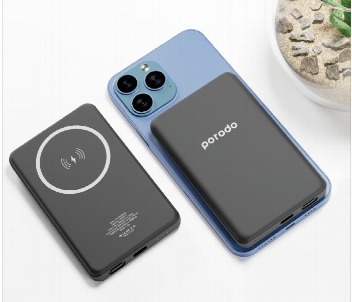 Porodo 4000Mah Magsafe Power Bank With Type C Pd Input And Output Black - Zoom Image 2