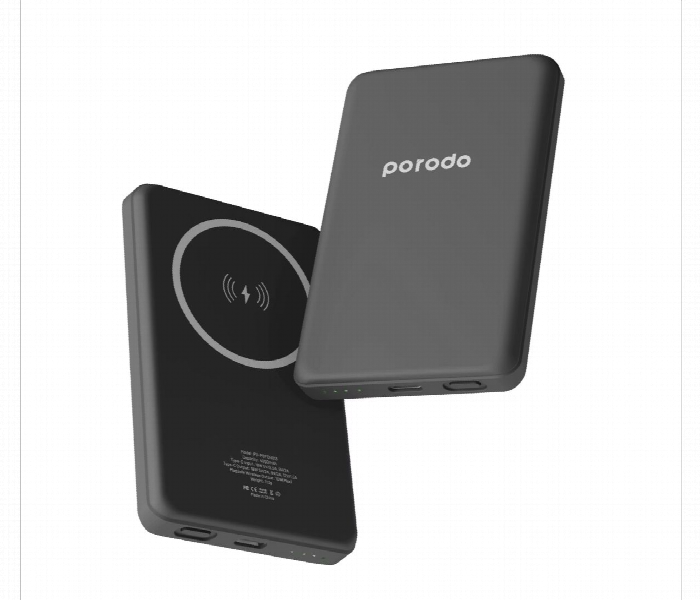 Porodo 4000Mah Magsafe Power Bank With Type C Pd Input And Output Black - Zoom Image 1