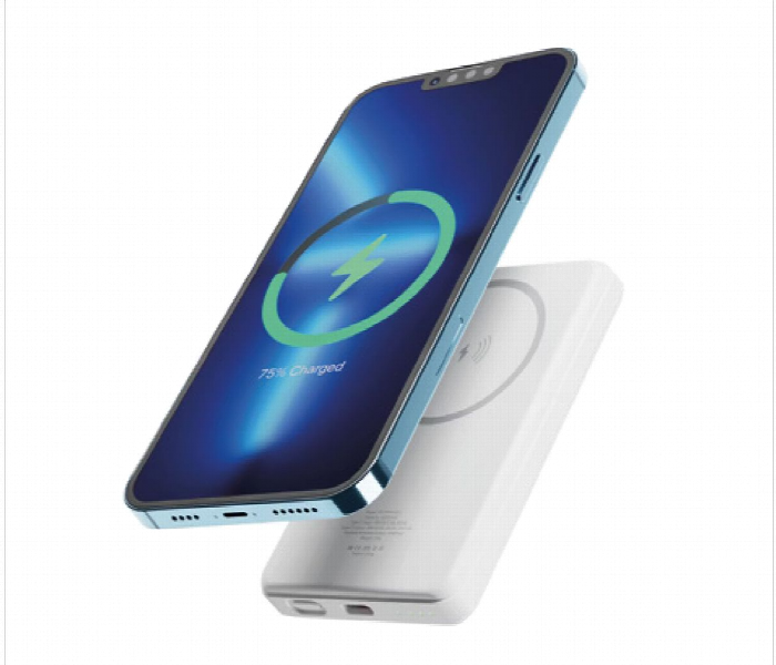 Porodo 4000Mah Magsafe Power Bank With Type C Pd Input And Output White - Zoom Image 2