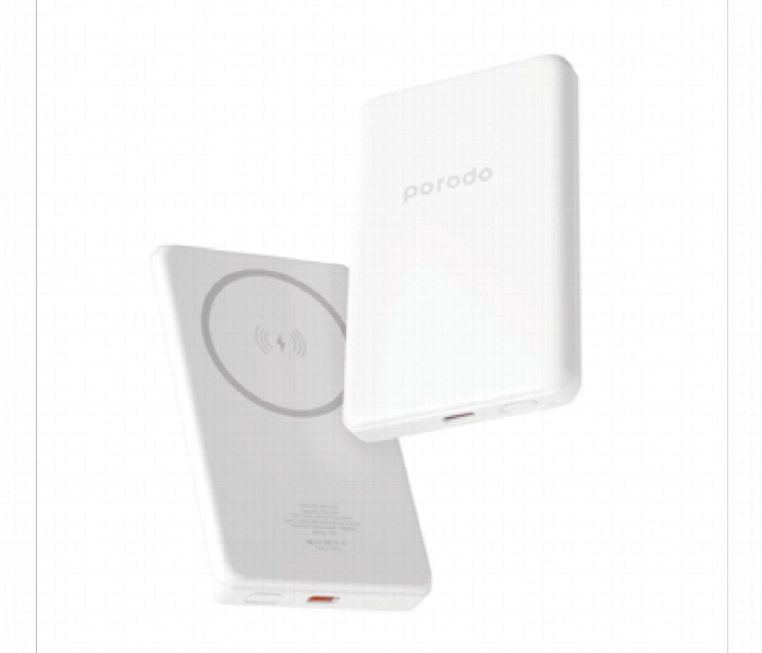 Porodo 4000Mah Magsafe Power Bank With Type C Pd Input And Output White - Zoom Image 1