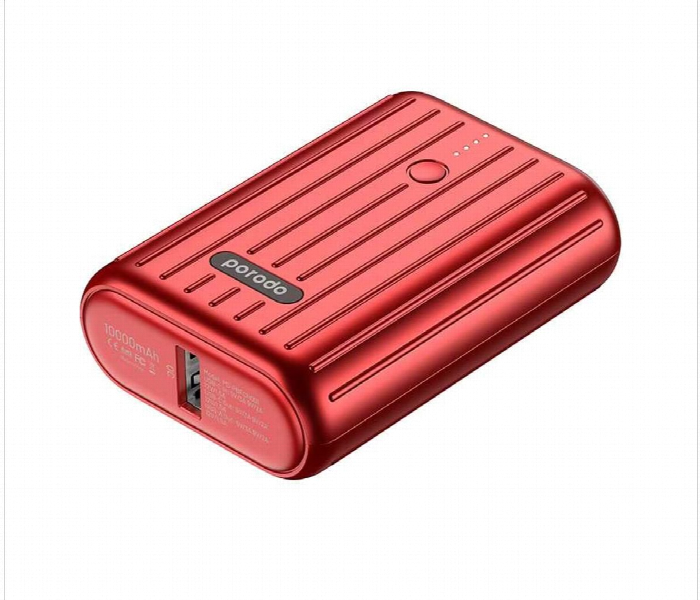 Porodo Ultra Compact 20W Pd And Qc3.0 Power Bank 10000Mah Red - Zoom Image 2
