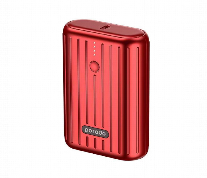 Porodo Ultra Compact 20W Pd And Qc3.0 Power Bank 10000Mah Red - Zoom Image 4