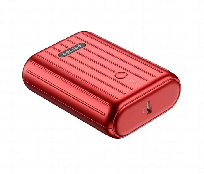 Porodo Ultra Compact 20W Pd And Qc3.0 Power Bank 10000Mah Red - Zoom Image 3