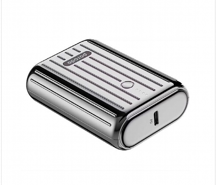 Porodo Ultra Compact 20W Pd And Qc3.0 Power Bank 10000Mah Silver - Zoom Image 4