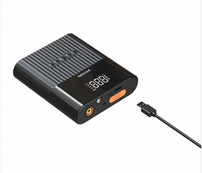 Porodo Multi Function 8800Mah Jump Starter And Air Pump Black - Zoom Image 4