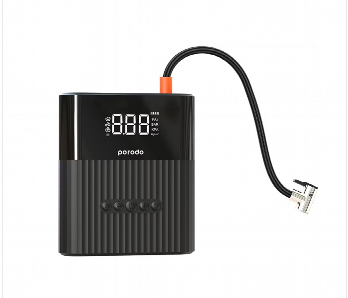 Porodo Multi Function 8800Mah Jump Starter And Air Pump Black - Zoom Image 1