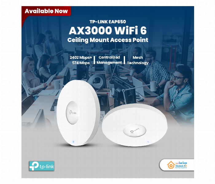 Tp Link Ax3000 Ceiling Mount Wifi 6 Access Point Eap650 - Zoom Image 1