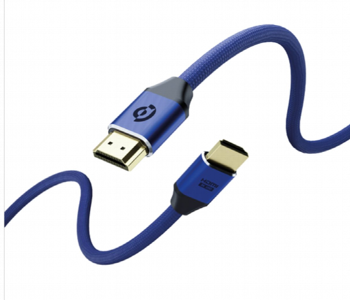 Powerology 8K Hdmi Braided Cable 3M Dark Blue - Zoom Image 1