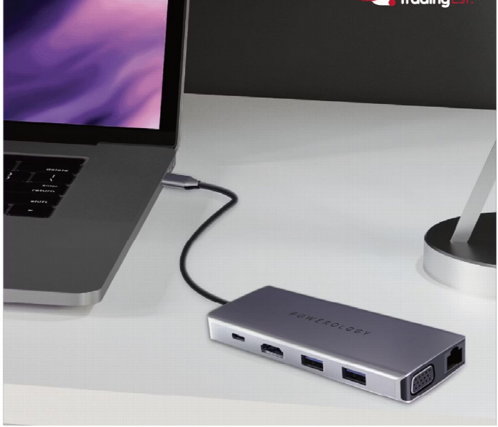 Powerology 11 In 1 Usb C Hub Gray - Zoom Image 5