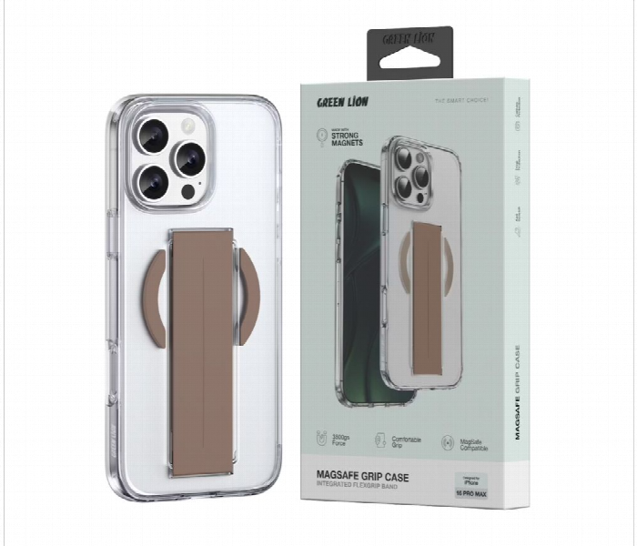 Green Lion Magsafe Grip Case Iphone 16 Pro Max  Copper Gold - Zoom Image 2