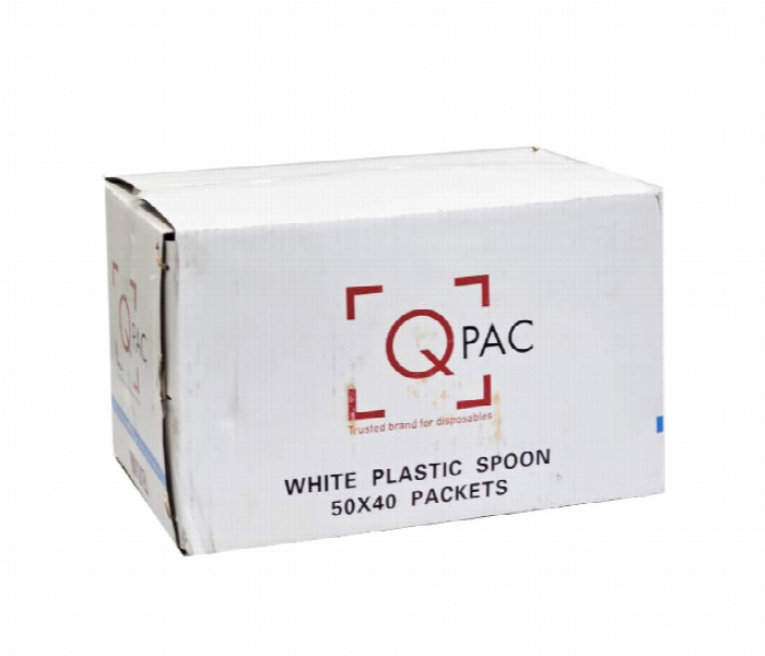 Q Pac Plastic White  Spoon  1X2000 Pieces  Pswhitespon - Zoom Image