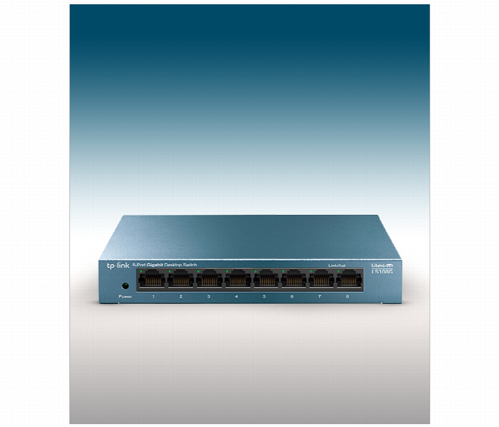 Tp Link 8 Port 10 100 1000Mbps Desktop Network Switch Ls108G - Zoom Image 1