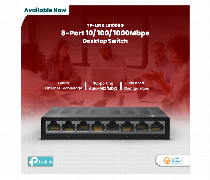 Tp Link 8 Port 10 100 1000Mbps Desktop Switch Ls1008G - Zoom Image 2