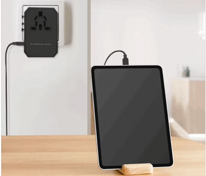 Powerology Universal Charger With Triple Usb A Ports 45W - Zoom Image 4