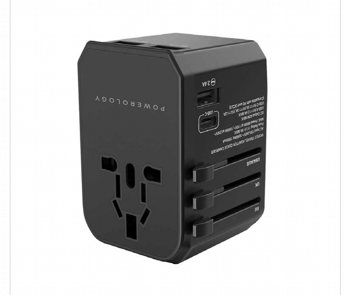 Powerology Universal Charger With Triple Usb A Ports 45W - Zoom Image 1