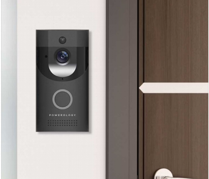 Powerology Smart Video Doorbell Black - Zoom Image 6