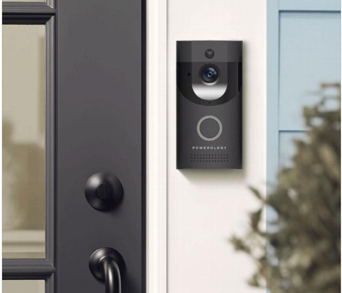 Powerology Smart Video Doorbell Black - Zoom Image 4