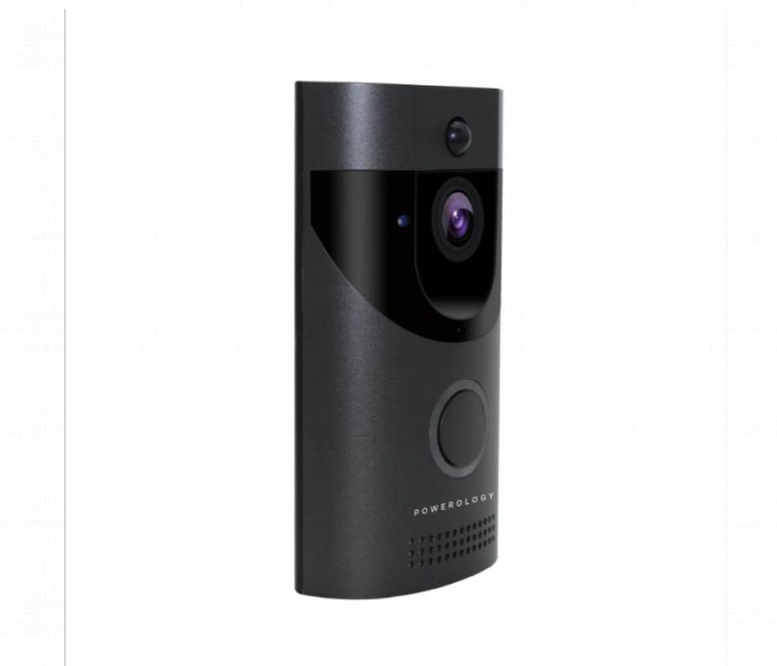 Powerology Smart Video Doorbell Black - Zoom Image 2