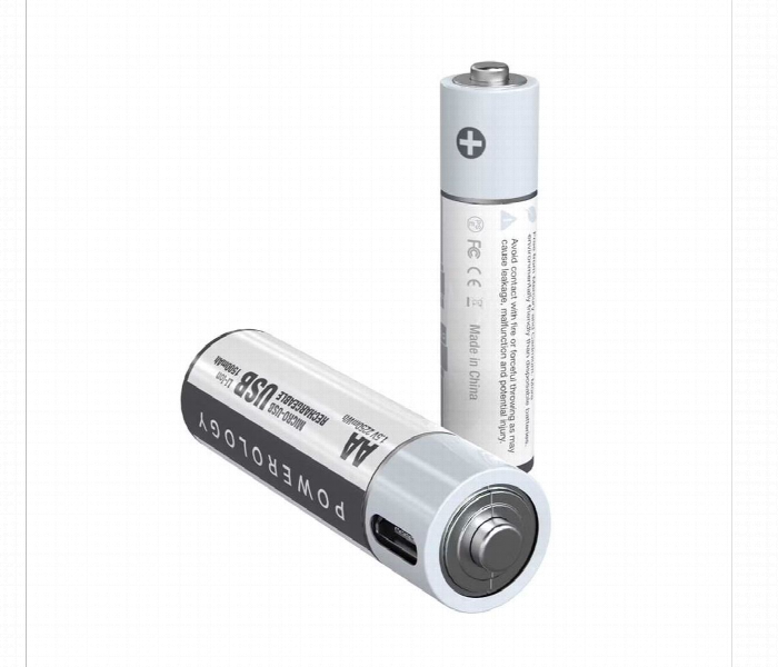 Powerology Usb Rechargeable Lithium Ion Battery Aaa 450Mah Or 675Mwh - Zoom Image 4