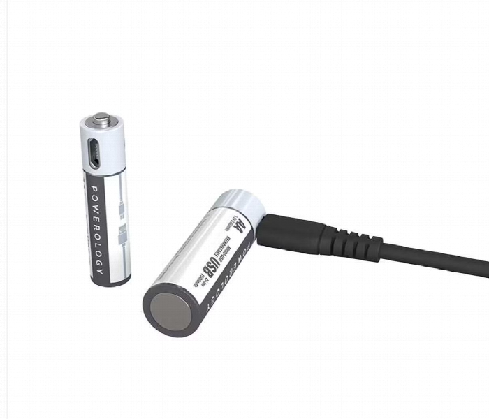 Powerology Usb Rechargeable Lithium Ion Battery Aaa 450Mah Or 675Mwh - Zoom Image 2