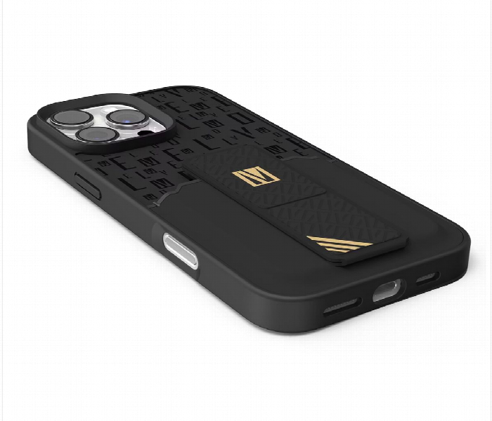 Levelo Morphix Gripstand Case With Cardholder For Iphone 16 Pro Max Black - Zoom Image 7