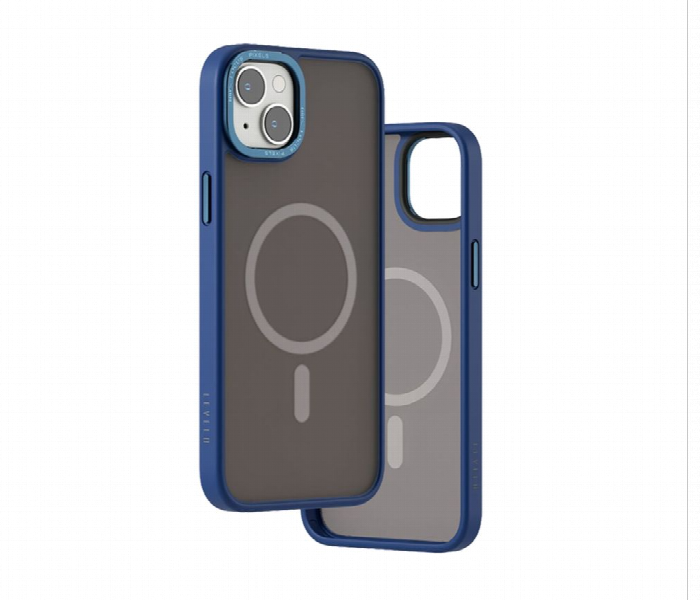 Levelo Magsafe Kayo Iphone 14 Plus Matte Back Case  Blue Or Blue - Zoom Image 2