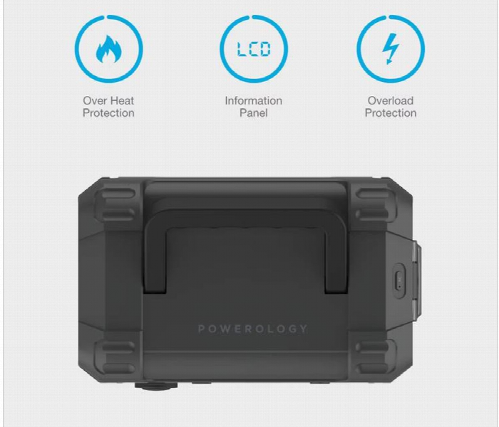 Powerology Portable Power Generator 62500Mah 200W - Zoom Image 3