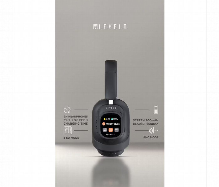 Levelo Vibemaster Wireless Hybrid Anc Headphone - Zoom Image 4
