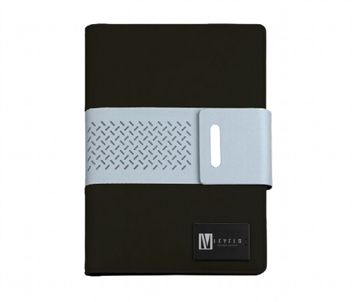 Levelo Techbook Notebook Leather Cover With Built In Powerbank 8000Mah - Zoom Image 1